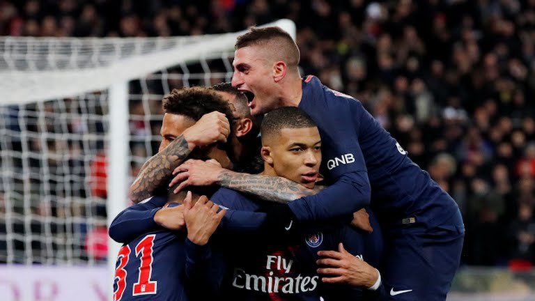 گل اول پاری سن ژرمن به مارسی (امباپه)