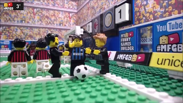 َبیه سازی بازی میلان 2-3 اینتر با عروسک لگو