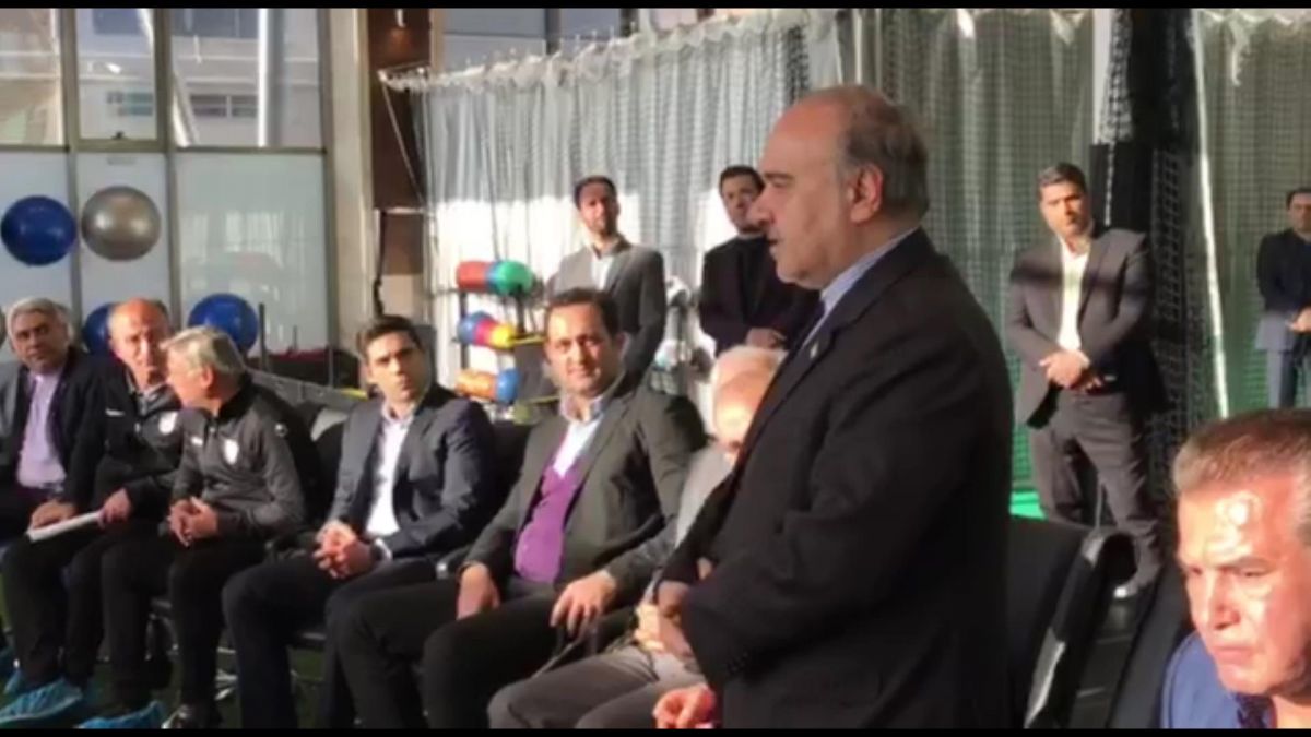اختصاصی/ صحبت های مسعود سلطانی فر در حاشیه بازدید از اردوی تیم ملی امید