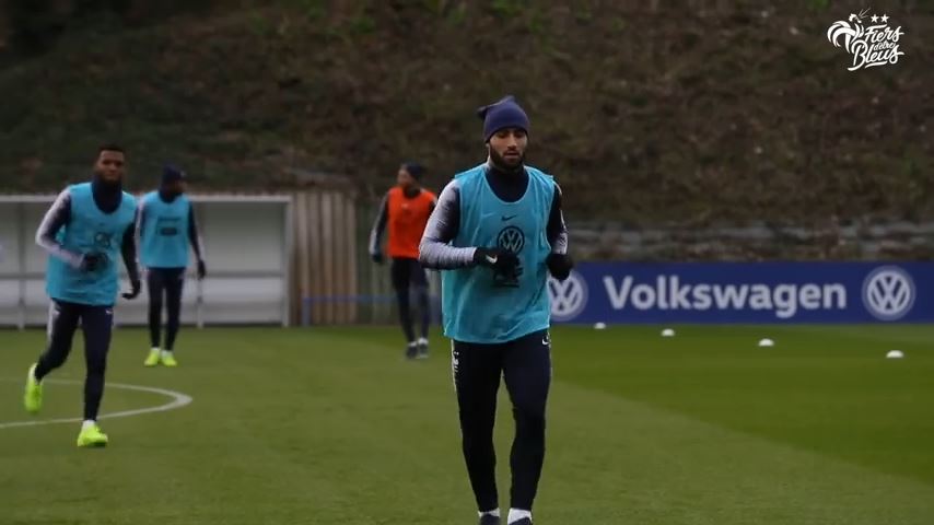 تمرین تیم ملی فرانسه (1 فروردین)