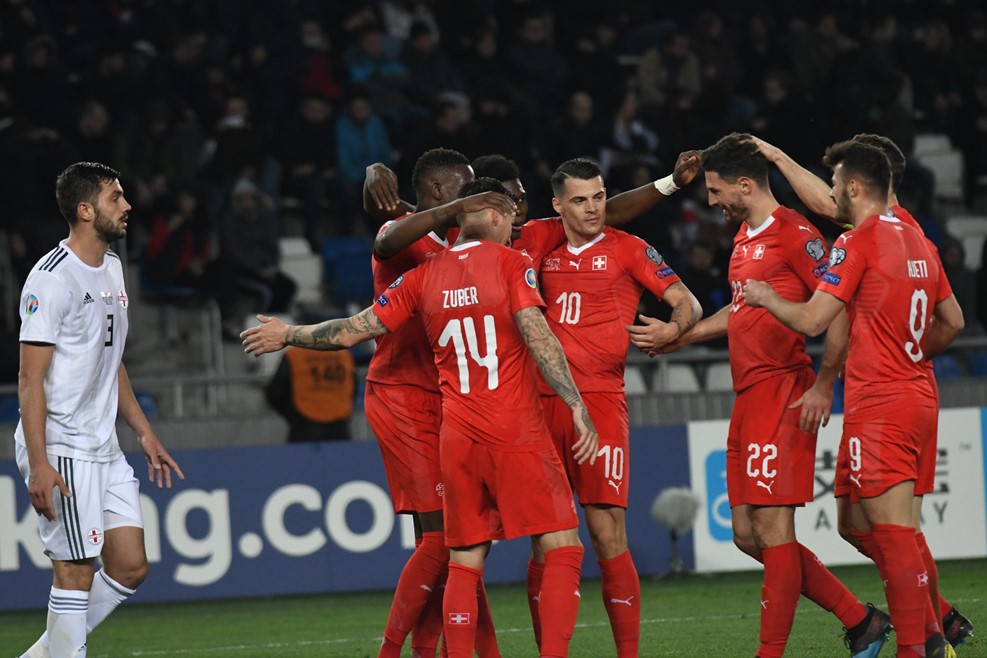 خلاصه بازی گرجستان 0-2 سوئیس