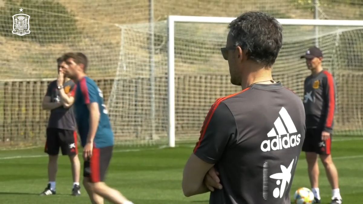 تمرین تیم ملی اسپانیا (4 فروردین)