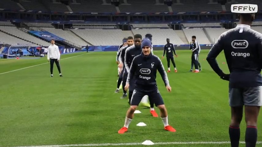 تمرین فرانسه برای بازی با ایسلند (5 فروردین)