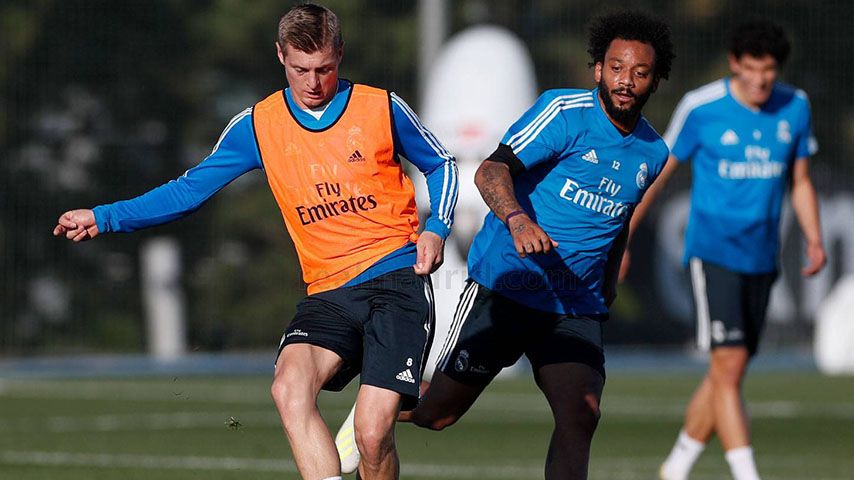 تمرین رئال مادرید برای بازی مقابل اوئسکا