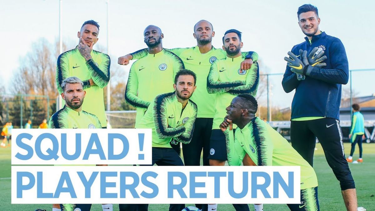 بازگشت ملی پوشان منچستر سیتی به تمرینات