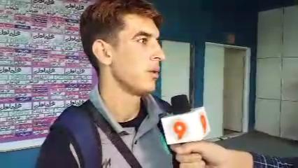 اختصاصی/ صحبت های احسان علوان زاده بعد از بازی ماشین سازی - فولاد