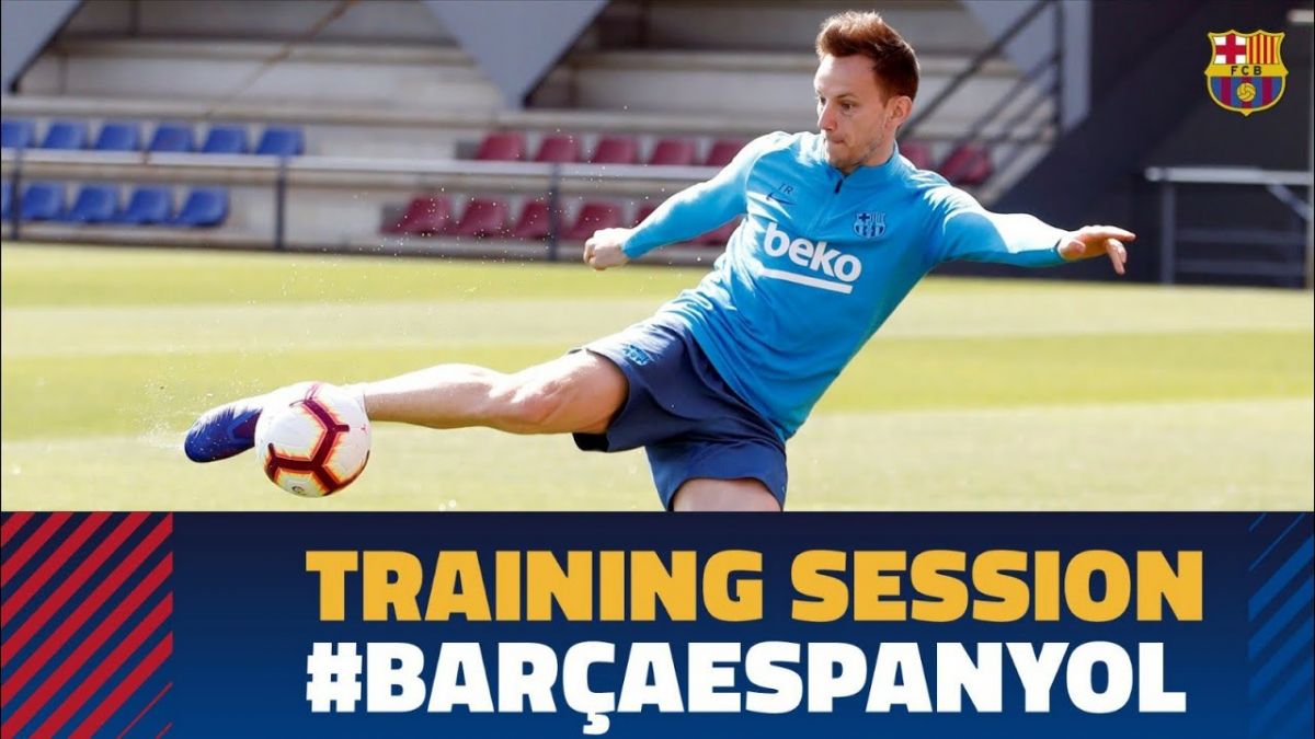 آخرین تمرین بارسلونا برای بازی مقابل اسپانیول