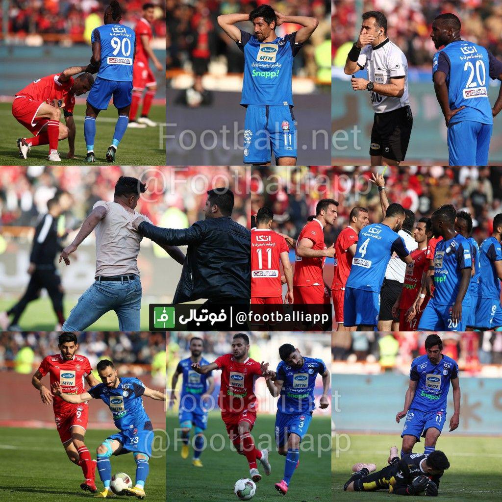 گزارش تصویری اختصاصی/ تصاویری از نیمه دوم دیدار استقلال و پرسپولیس(بخش اول) عکسها از علیرضا زینلی/ سایت فوتبالی