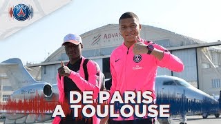 سفر بازیکنان پاری سن ژرمن به تولوز