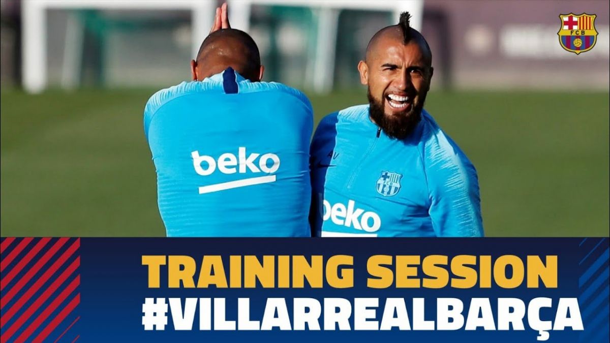 تمرین بارسلونا برای تقابل با ویارئال