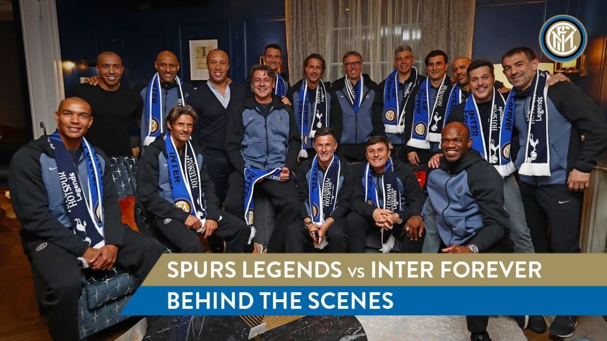 حواشی بازی اسطوره‌های اینتر مقابل تاتنهام از نگاه دوربین باشگاه اینتر