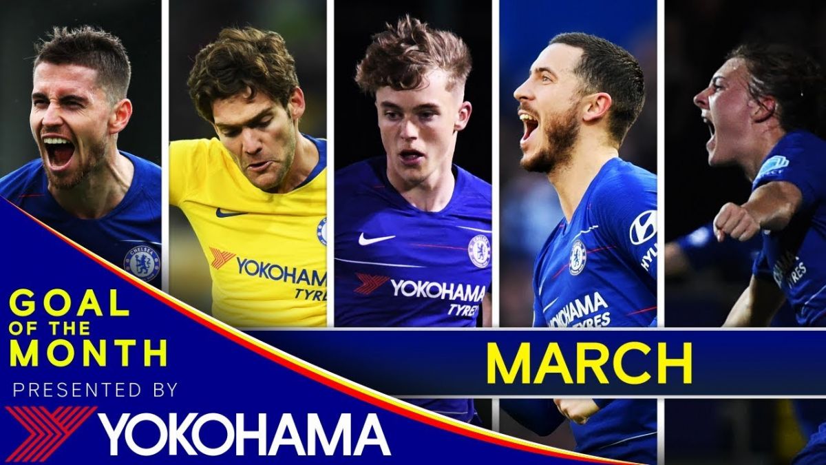 سوپرگلهای چلسی در ماه مارس 2019