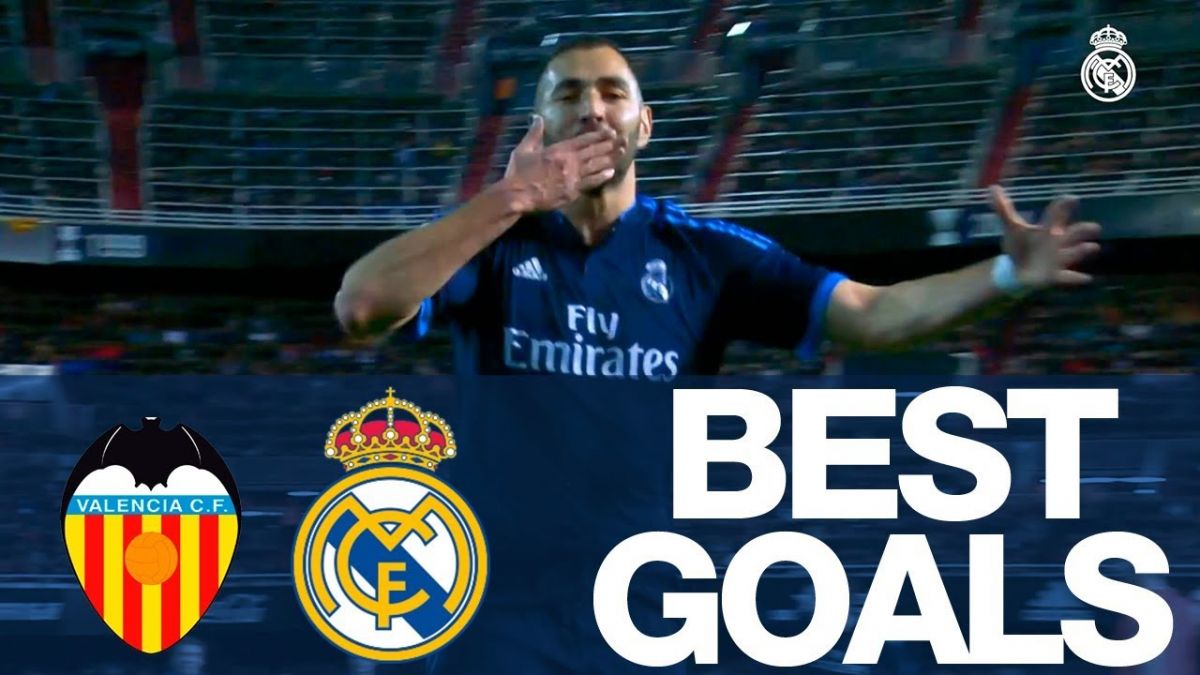 گلهای برتر رئال مادرید در ورزشگاه والنسیا