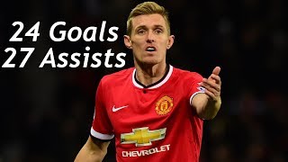 تمام 24 گل و 27پاس گل درن فلچر در منچستریونایتد