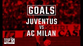 گل های برتر میلان مقابل یوونتوس