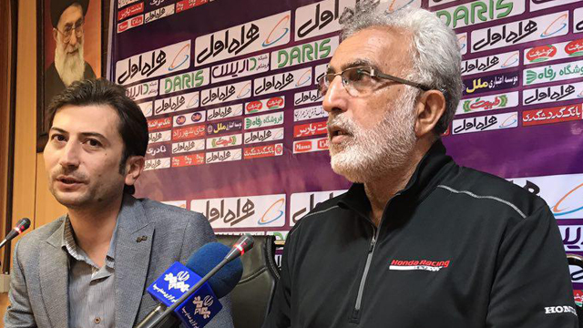 اختصاصی/ کنفرانس خبری حسین فرکی پیش از بازی با سایپا