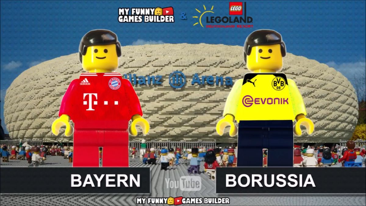 شبیه سازی بازی بایرن مونیخ 5-0 دورتموند با عروسک لگو