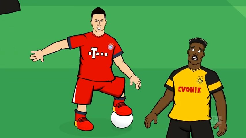 انیمیشن بازی بایرن مونیخ 5-0 دورتموند