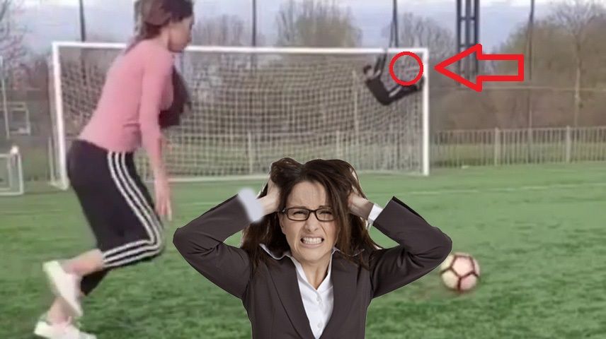 هدف گیری اشتباهی یک خانم !