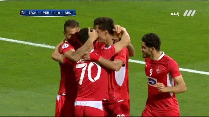گل دوم پرسپولیس به الاهلی عربستان (علیپور)