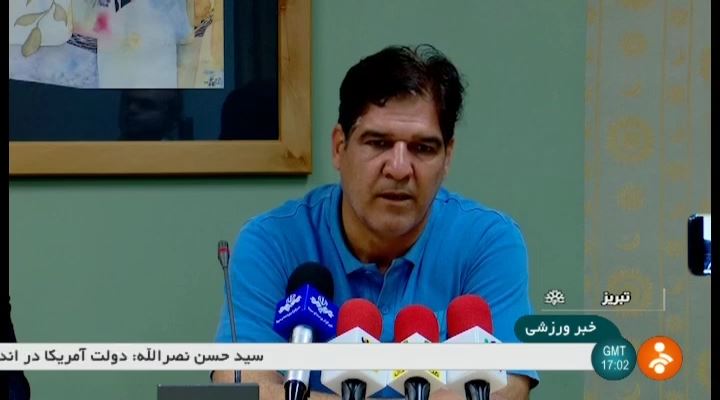 کنفرانس پیش از بازی مربیان ماشین سازی و نساجی