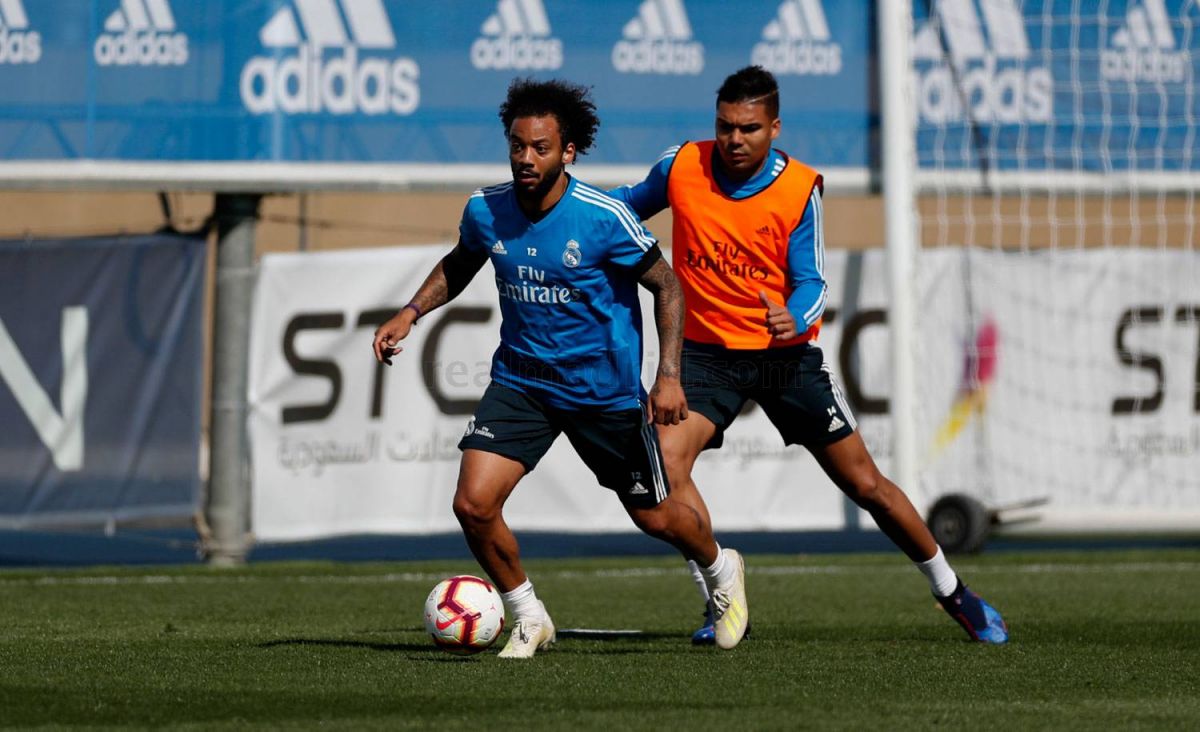 تمرین رئال مادرید برای تقابل با لگانس