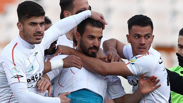 گل اول سایپا به پرسپولیس (رضا اسدی)