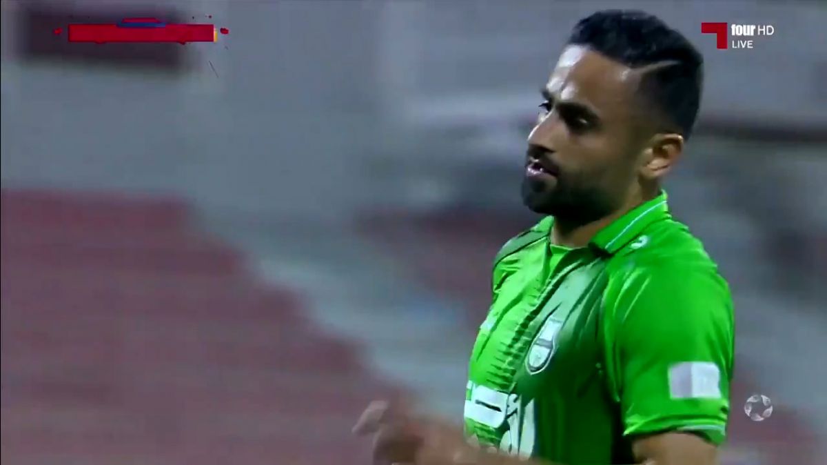 گل اول الاهلی به الخور توسط امید ابراهیمی از روی نقطه پنالتی