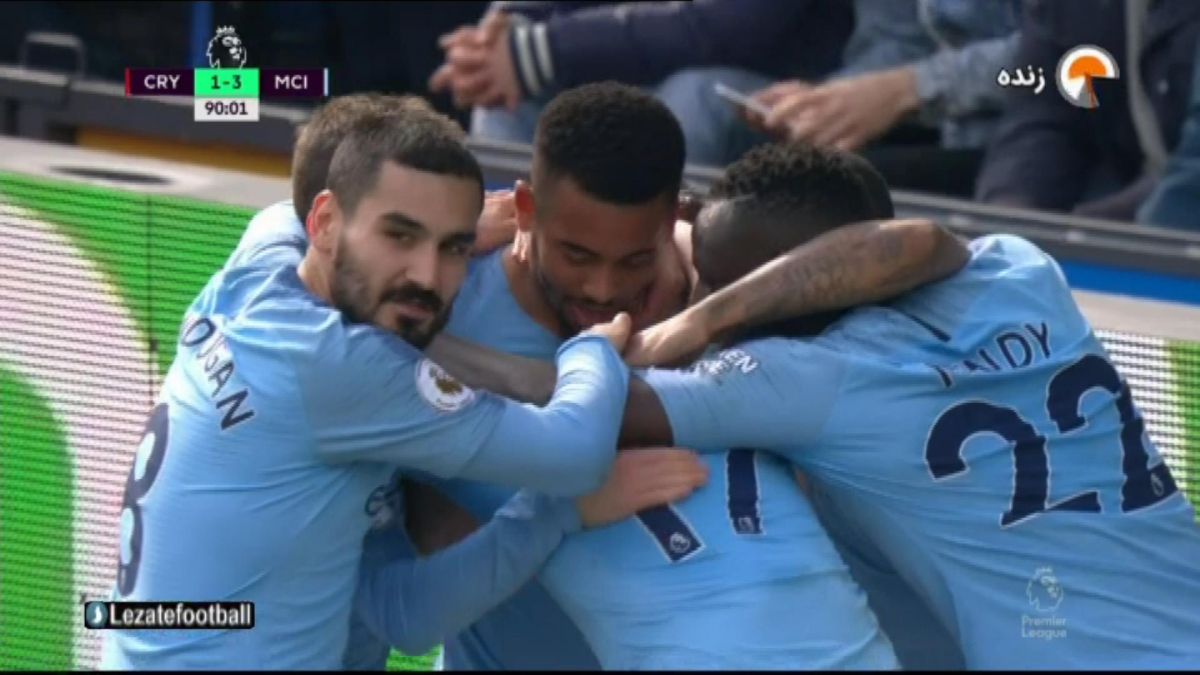 گل سوم منچسترسیتی به کریستال پالاس (دی بروینه)