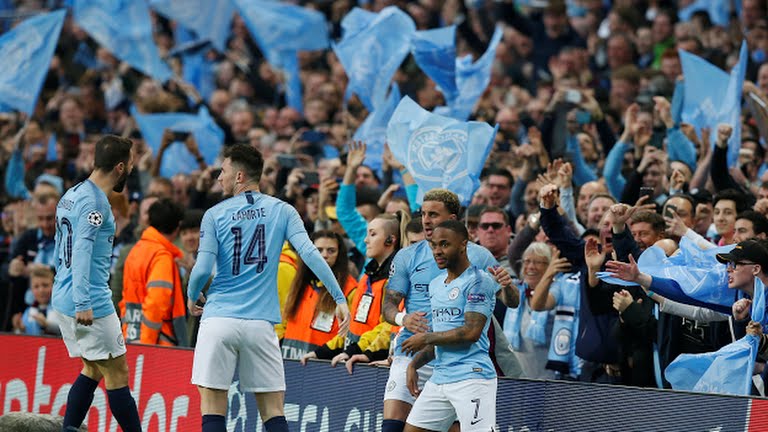 گل دوم منچستر سیتی به تاتنهام (برناردو)