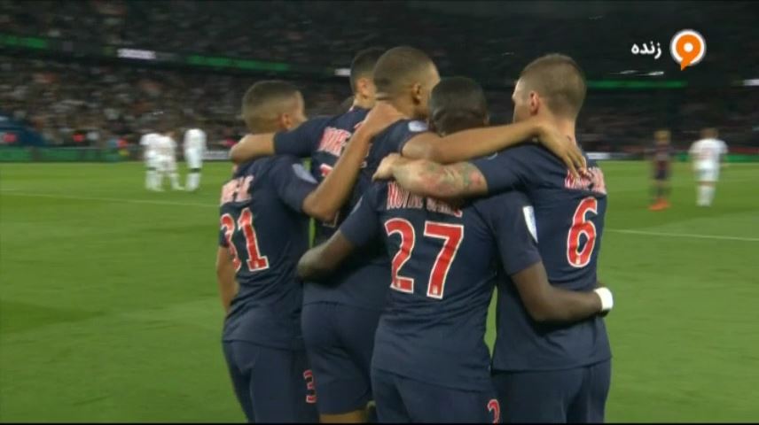 گل دوم پاری سن ژرمن به موناکو (دبل امباپه)