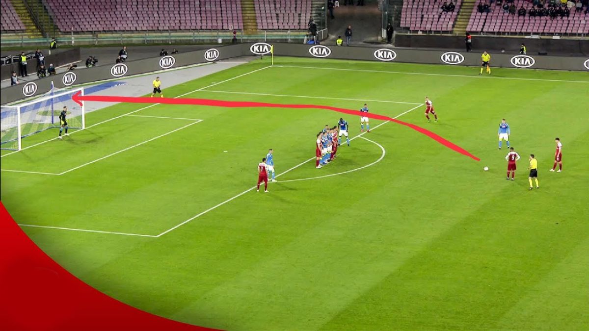 سوپرگل کاشته لاکازت به ناپولی از تمام زوایا