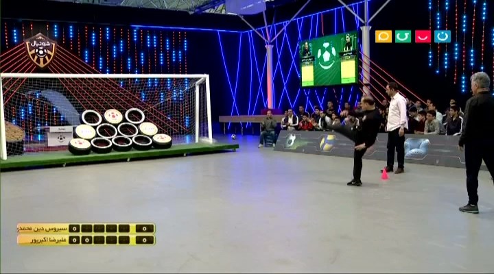 شوتبال: چالش گل یا پوچ دین محمدی و علیرضا اکبرپور