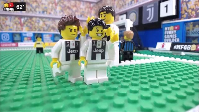 شبیه سازی بازی اینتر 1-1 یوونتوس با عروسک لگو