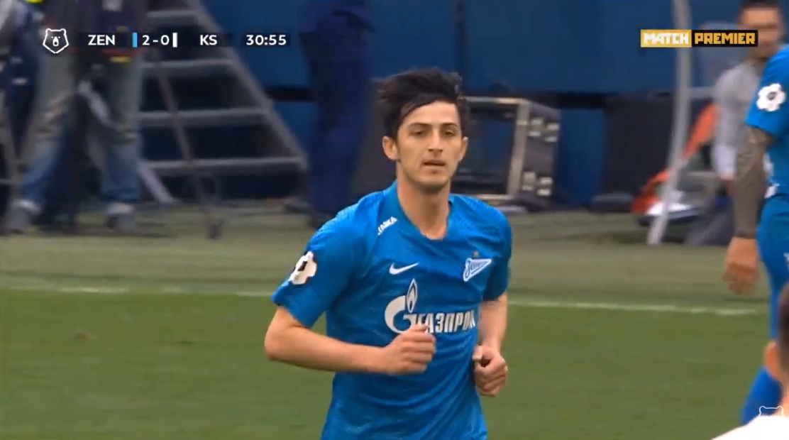 دبل سردار/ گل دوم زنیت به کریلیا توسط سردار آزمون