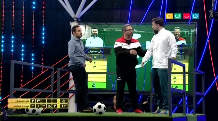 شوتبال: چالش دارت فوتبال میناوند و انصاریان