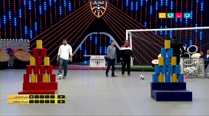 شوتبال: چالش قوطی چین میناوند و انصاریان