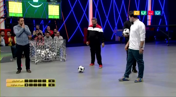 شوتبال: چالش گل یا پوچ میناوند و انصاریان