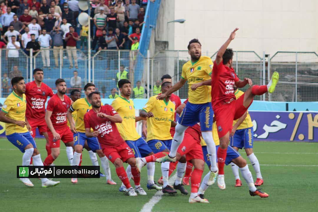 گزارش تصویری دیدار نساجی و صنعت نفت آبادان