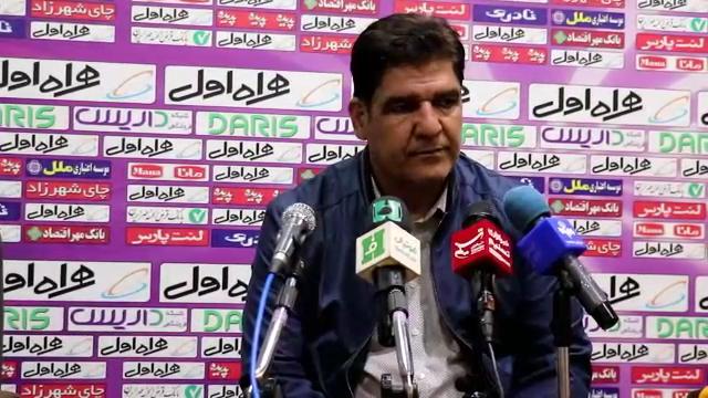 اختصاصی/ کنفرانس خبری رضا مهاجری بعد از بازی سپاهان - ماشین سازی فوتبالی | 