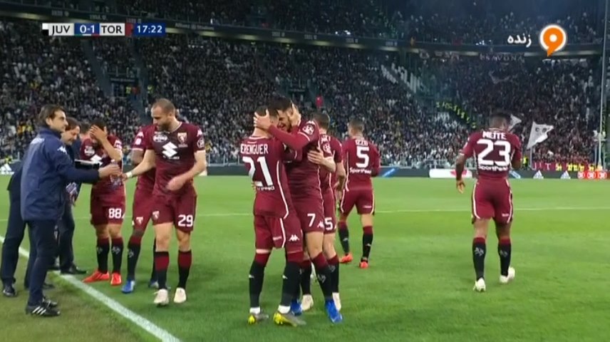 گل اول تورینو به یوونتوس (لوکیچ)