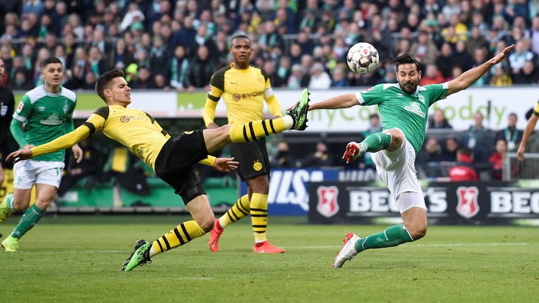 خلاصه بازی وردربرمن 2-2 دورتموند