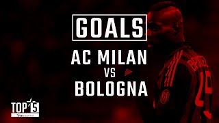 5 گل برتر میلان مقابل بولونیا در خانه