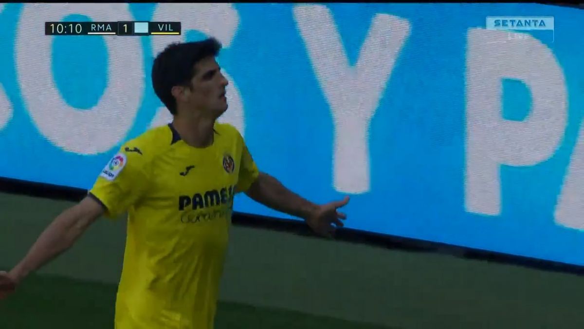 گل اول ویارئال به رئال مادرید (مورنو)
