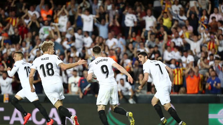 گل اول والنسیا به آرسنال (گامیرو)