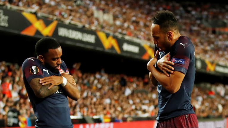 گل اول آرسنال به والنسیا (اوبامیانگ)