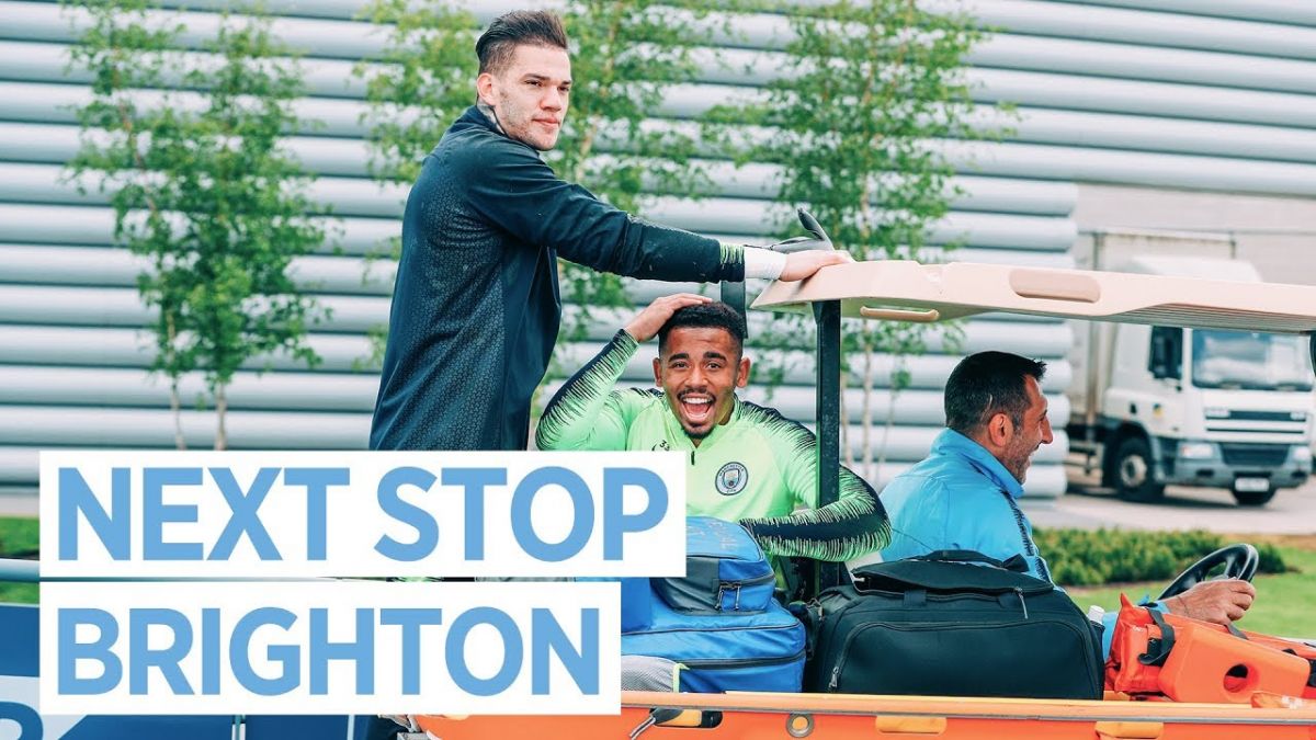 تمرین منچستر سیتی برای آخرین بازی لیگ جزیره