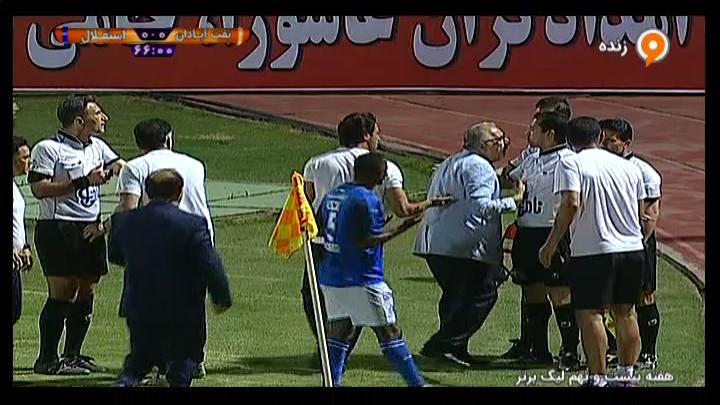 گل استقلال به نفت آبادان که توسط داور اوت اعلام شد