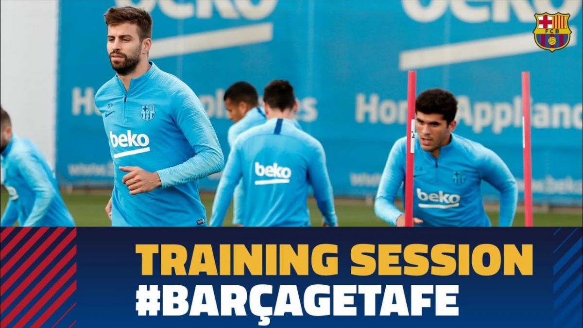 آخرین تمرین بارسلونا برای تقابل با ختافه