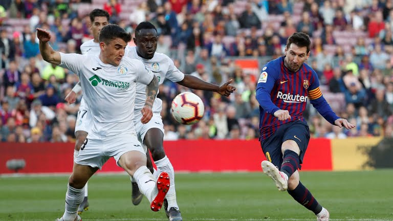 خلاصه بازی بارسلونا 2-0 ختافه